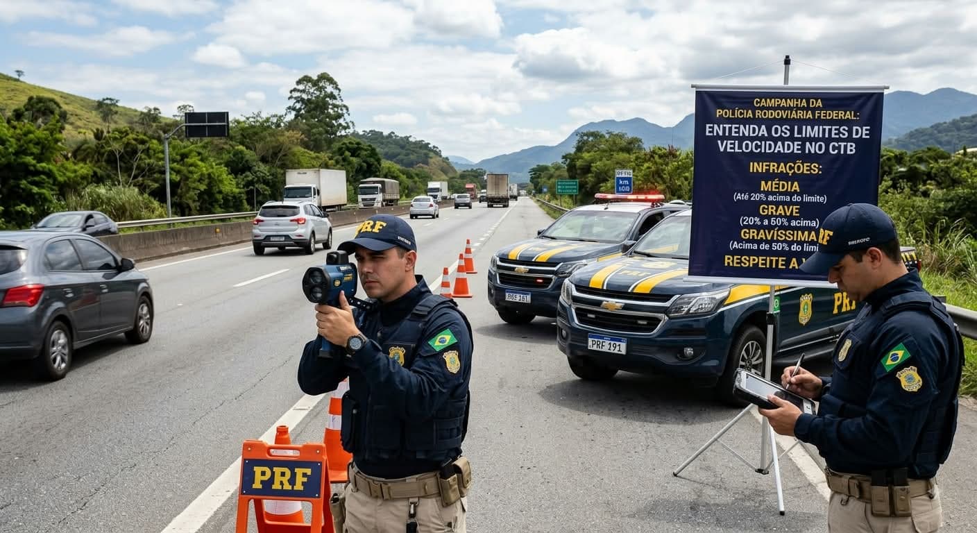 Capa do artigo: Limites de velocidade: entenda as infrações médias, graves e gravíssimas do CTB